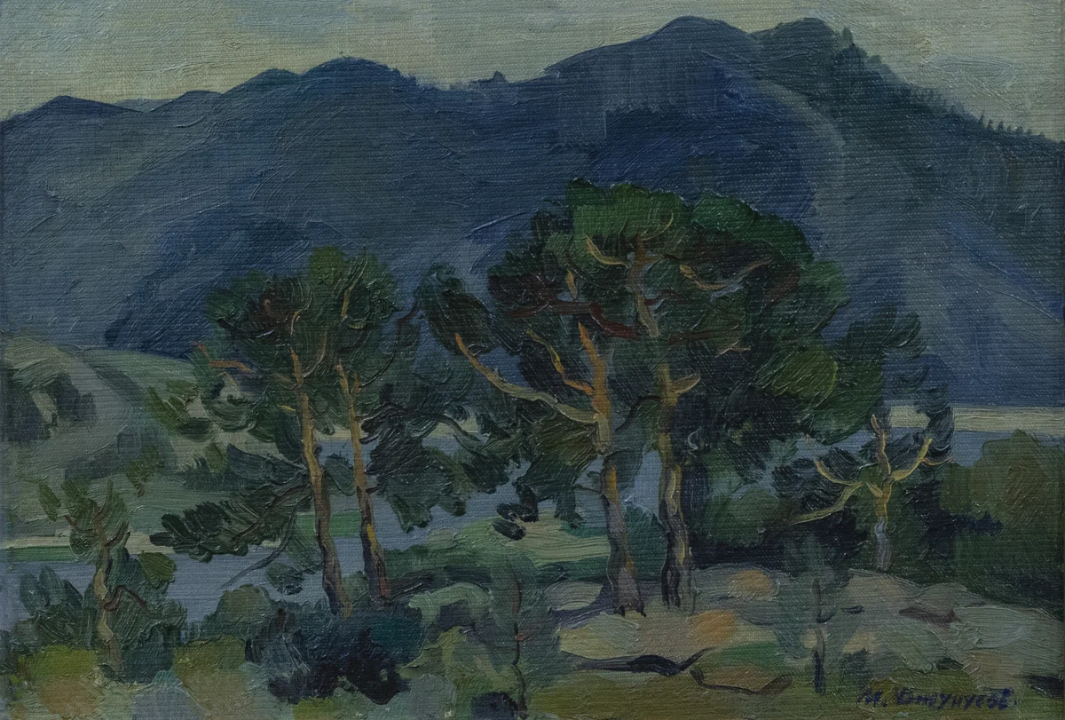 Сосны в Баян-Ауле (1985). Джунусов Марат (1947–1999)