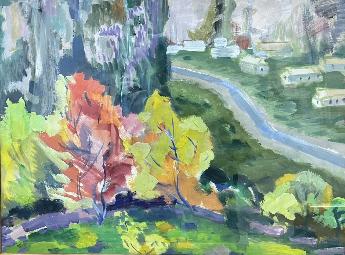Павлодар. Пейзаж. Лысенко Павел (1928–2017)
