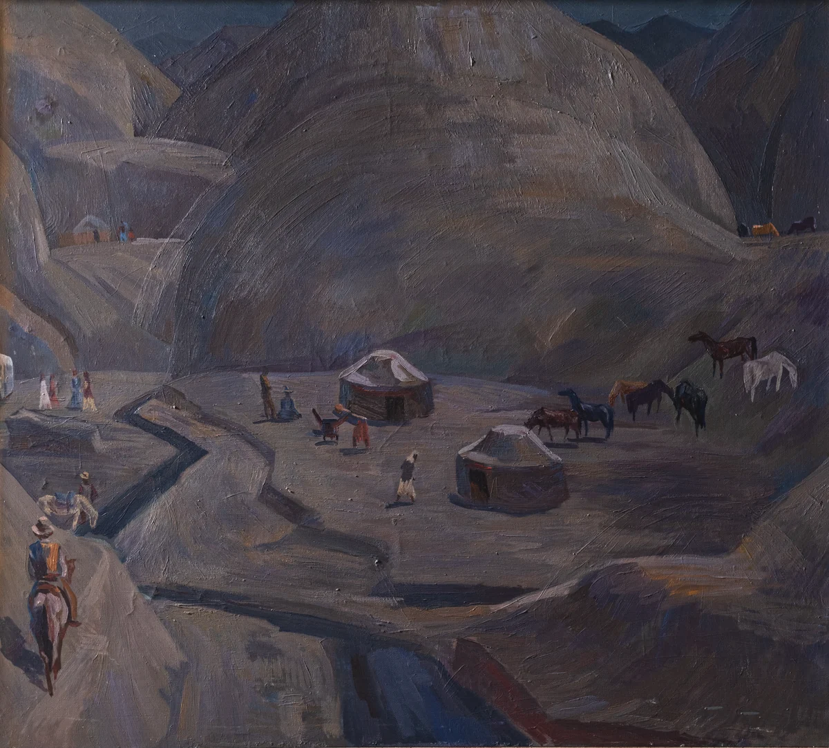 Жайлау Төсек тас (1984). Нуржумаев Оралбек (1938–1996)
