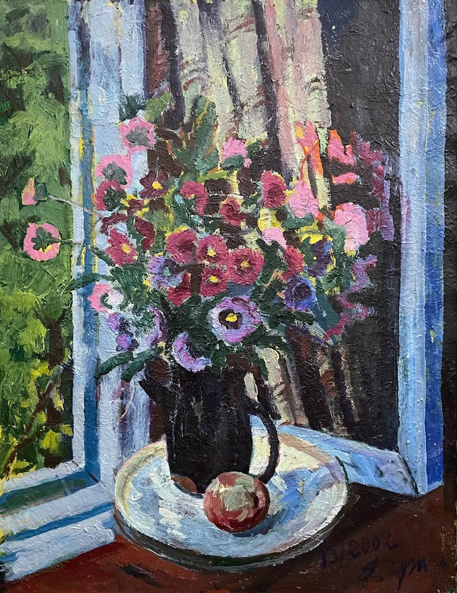Натюрморт у окна (2002). Дериганов А. С. (р. 1936)