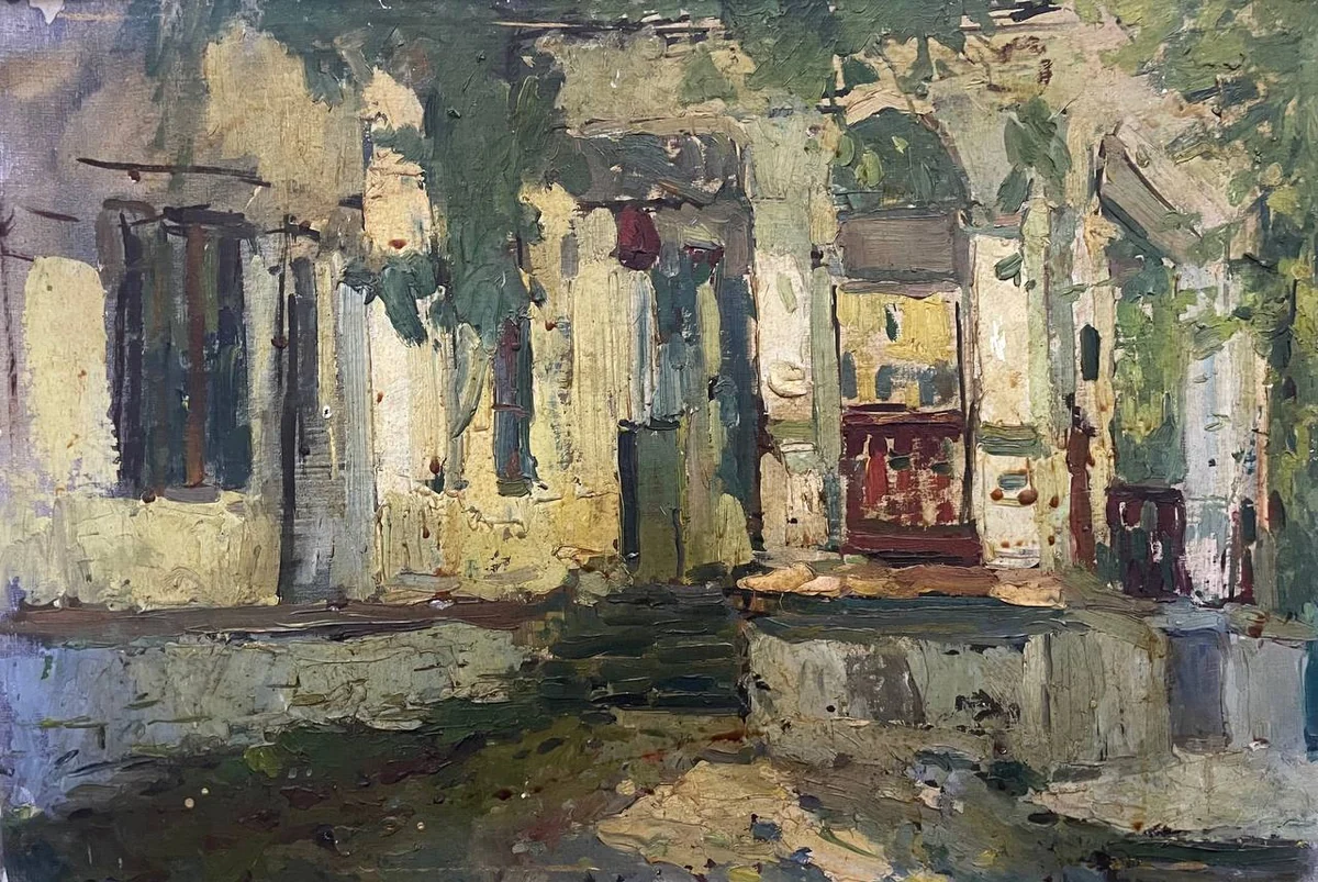 Этюд (барачного типа). Бибин Александр (1939–2009)