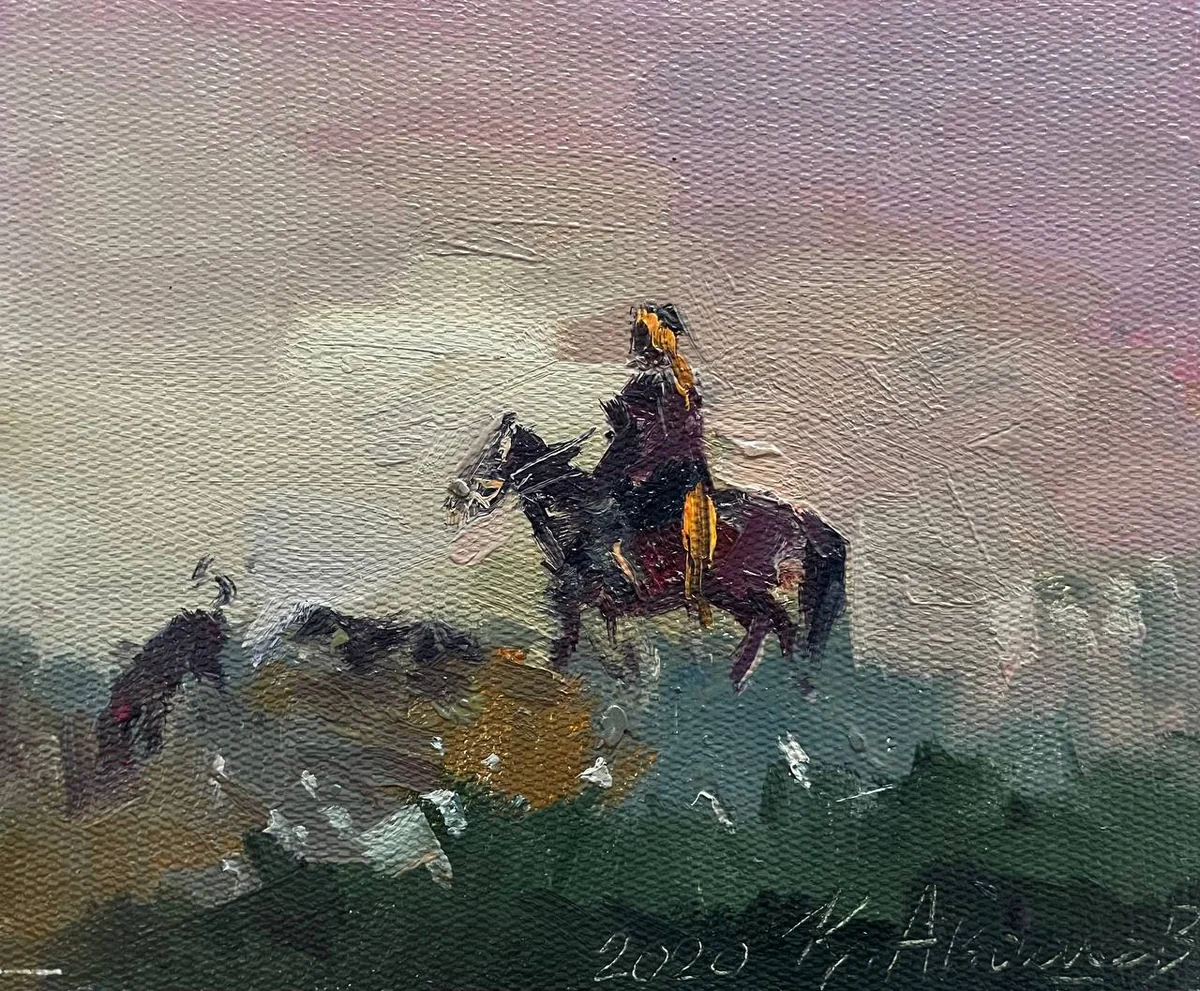 Этюд 23. Кеш (2020). Акашев Курмангазы (р. 1964)
